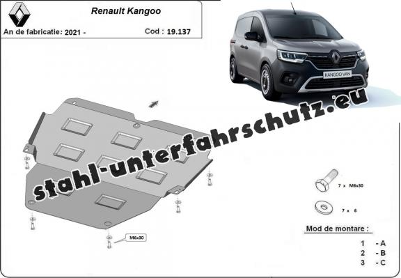 Unterfahrschutz für Motor der Marke Renault Kangoo Van