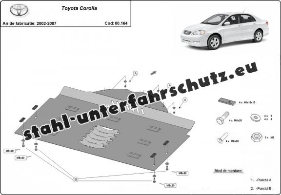 Unterfahrschutz für Katalysator/cat lock der Marke Toyota Corolla