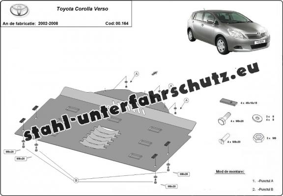 Unterfahrschutz für Katalysator/cat lock der Marke Toyota Corolla Verso