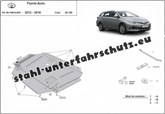 Unterfahrschutz für Motor der Marke Toyota Auris