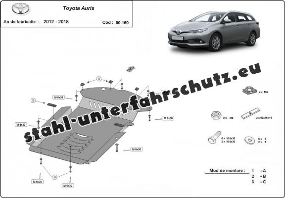 Unterfahrschutz für Katalysator/cat lock der Marke Toyota Auris