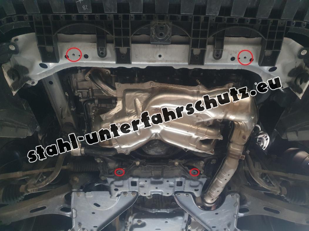 mad Vertrieb Bense - Unterfahrschutz, Unterbodenschutz Subaru Forester, Typ  SK, Motor 2.0/2.5 AT ab Baujahr 04.2018 - (Getriebe/Aluminium 3 mm)