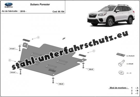 Stahl Getriebe Schutz für Subaru Forester 5