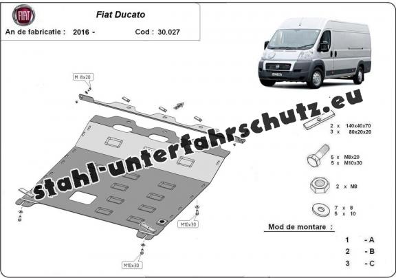 Unterfahrschutz für Motor der Marke Fiat Ducato