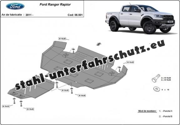 Unterfahrschutz für Motor der Marke Ford Ranger Raptor