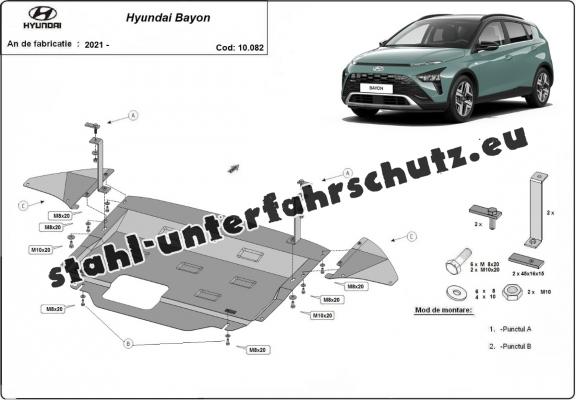 Unterfahrschutz für Motor der Marke Hyundai Bayon