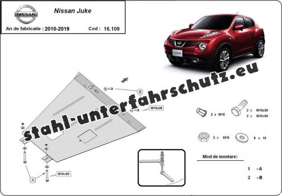 Unterfahrschutz für Motor der Marke Nissan Juke