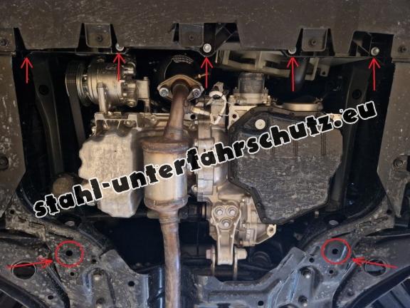Unterfahrschutz für Motor der Marke Toyota Aygo X