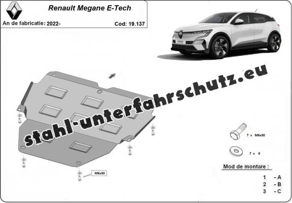 Unterfahrschutz für Motor der Marke Renault Megane E-Tech