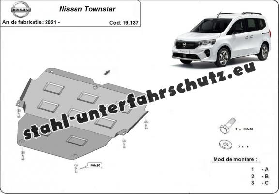 Unterfahrschutz für Motor der Marke Nissan Townstar