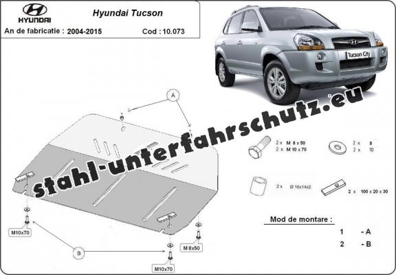 Unterfahrschutz für Motor der Marke Hyundai Tucson