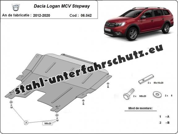 Unterfahrschutz für Motor der Marke Dacia Logan MCV Stepway