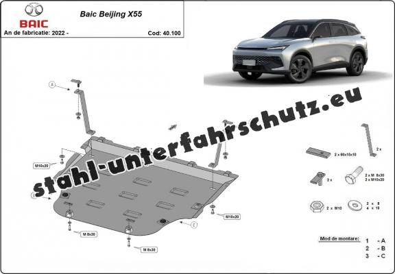 Unterfahrschutz für Motor der Marke Baic Beijing X55