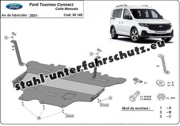 Unterfahrschutz für Motor der Marke Ford Tourneo Connect