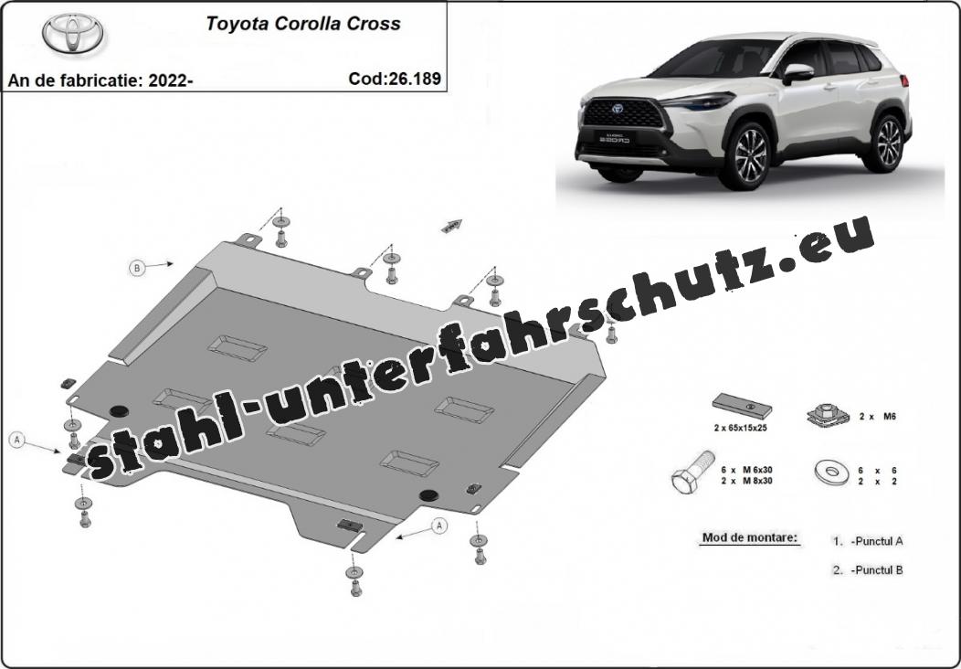 Unterfahrschutz für Motor der Marke Toyota Corolla Cross