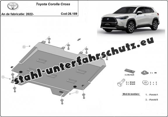 Unterfahrschutz für Motor der Marke Toyota Corolla Cross
