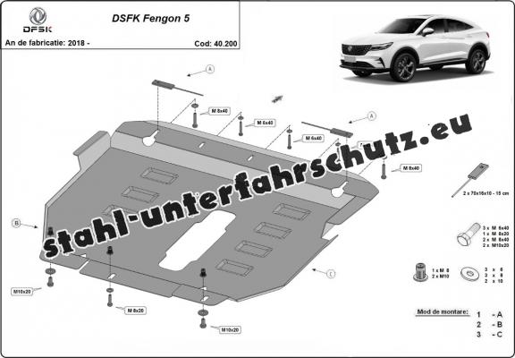 Unterfahrschutz für Motor der Marke Dfsk Fengon 5