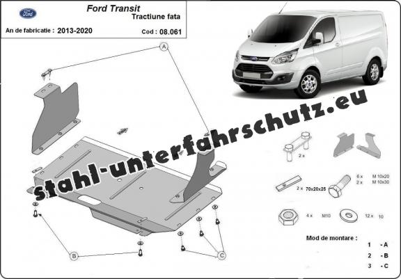 Unterfahrschutz für Motor der Marke Ford Transit 