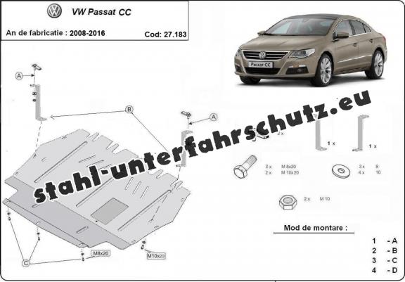 Unterfahrschutz für Motor der Marke VW Passat CC