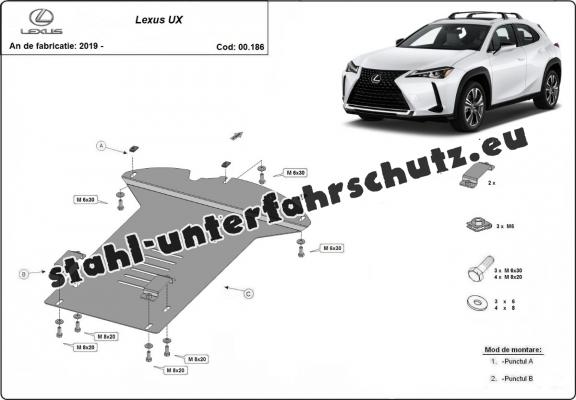 Unterfahrschutz für Katalysator/cat lock der Marke Lexus UX