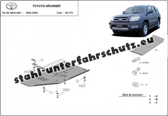 Aluminium Getriebe Schutz für Toyota 4Runner