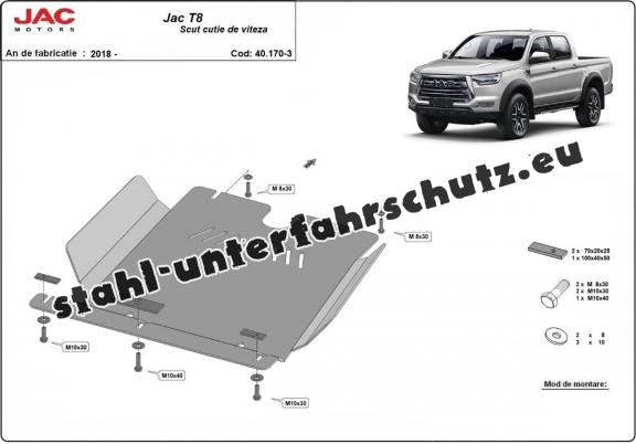 Aluminium Getriebe Schutz für Jac T8