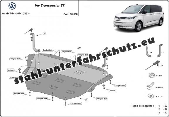 Unterfahrschutz für Motor der Marke Volkswagen Transporter T7 Van