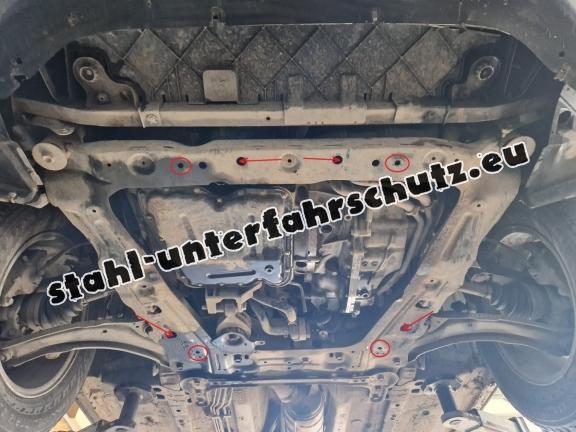 Unterfahrschutz für Motor der Marke Nissan Qashqai J10