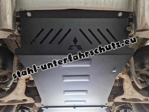 Unterfahrschutz für Motor und  kühler aus Stahl für  Mitsubishi Pajero 3 (V60, V70) Vers 2.0
