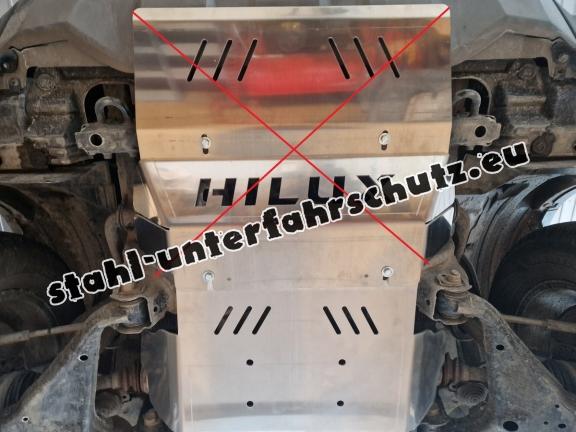 Aluminium Unterfahrschutz für Motor der Marke Toyota Hilux Invincible