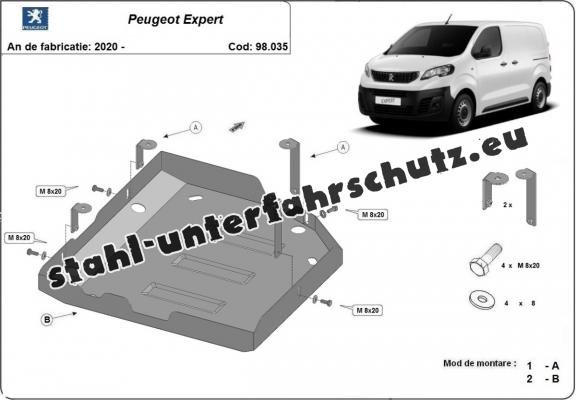 Stahlschutz für AdBluetank der Marke Peugeot Expert