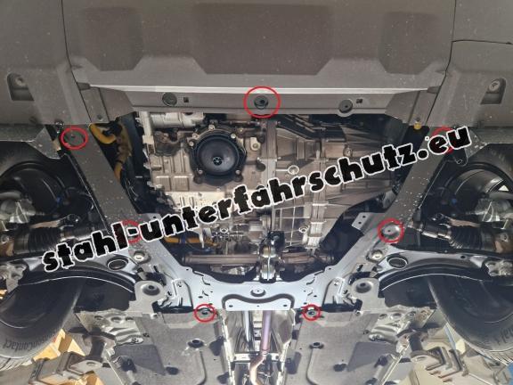 Aluminium Unterfahrschutz für Motor der Marke Dacia Duster - 4x2 +4x4