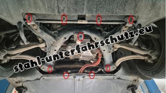Unterfahrschutz fur Vorderes Elektromotor für Tesla Model 3 AWD