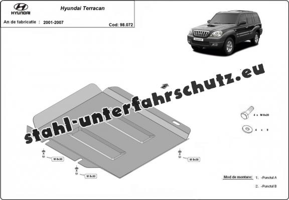 Stahlschutz für Verteilergetriebe Hyundai Terracan