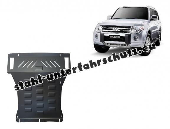Unterfahrschutz für Motor und  kühler aus Stahl für  Mitsubishi Pajero 4 (V80, V90)