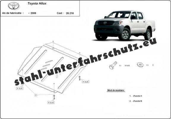 Unterfahrschutz für Motor der Marke Toyota Hilux