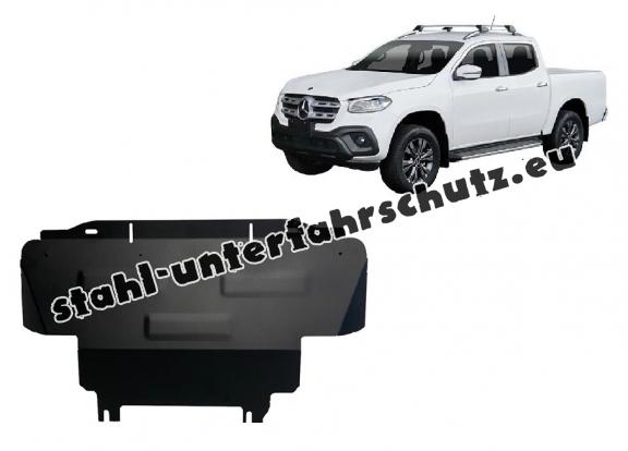 Kühlerschutz für unten aus Stahl Mercedes X-Class W470