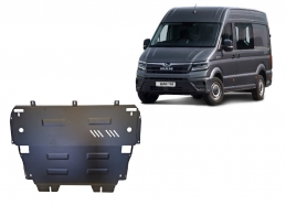 Unterfahrschutz für Motor der MAN Tge