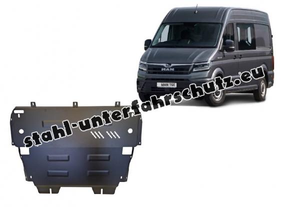 Unterfahrschutz für Motor der Man Tge