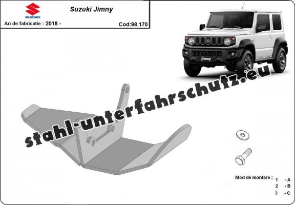 Stahl Differentialschutz für Suzuki Jimny