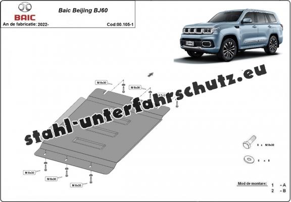Stahl Getriebe Schutz für Baic Beijing BJ60