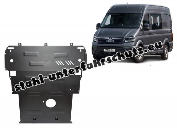 Unterfahrschutz für Motor der Man TGE
