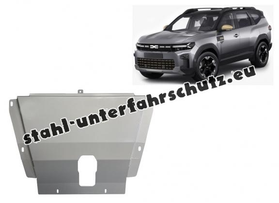 Aluminium Unterfahrschutz für Motor der Marke Dacia Bigster - 4x4 +4x2