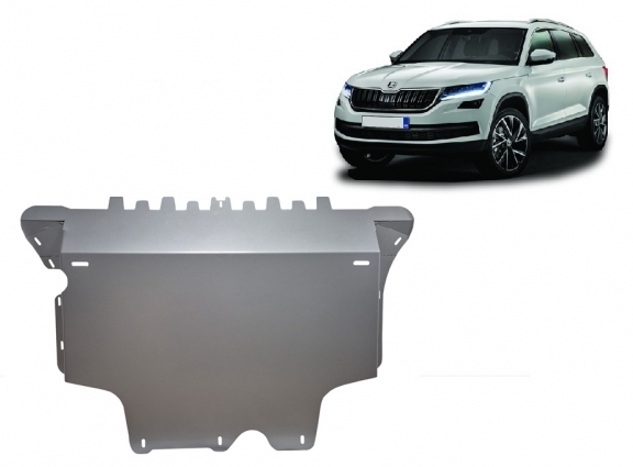 Aluminium Unterfahrschutz für Motor der Marke Skoda Kodiaq