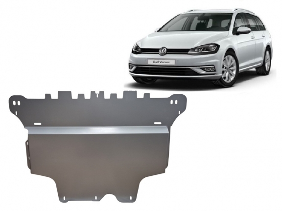 Aluminium Unterfahrschutz für Motor und Getriebe für den VW Golf 7