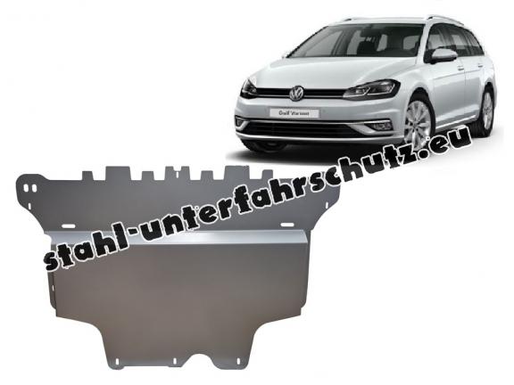 Aluminium Unterfahrschutz für Motor und Getriebe aus Stahl für VW Golf 7