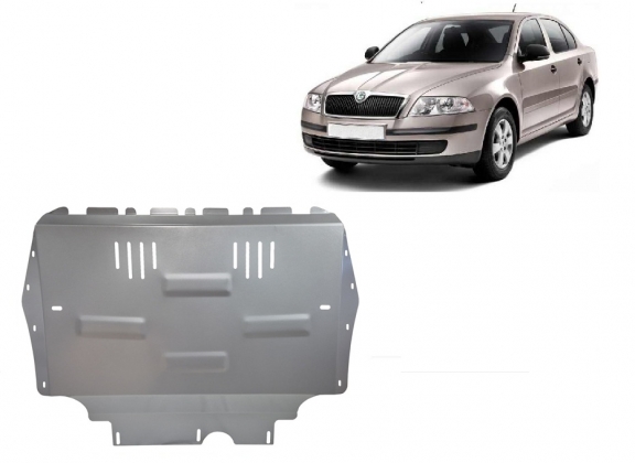 Aluminium Unterfahrschutz für Motor und Getriebe für den Skoda Octavia 2