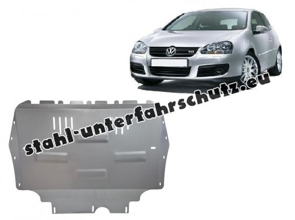 Aluminium Unterfahrschutz für Motor und Getriebe für den Vw Golf mk5
