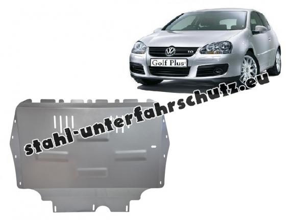 Aluminium Unterfahrschutz für Motor und Getriebe für den Vw Golf Plus
