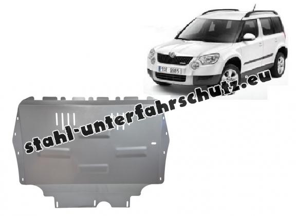 Aluminium Unterfahrschutz für Motor und Getriebe für den Skoda Yeti